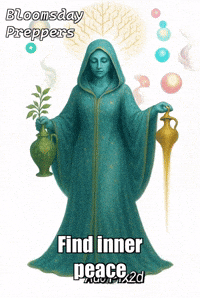 Meditation Glowing GIF by Bloomsday Preppers