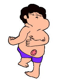 steven universe falling Sticker