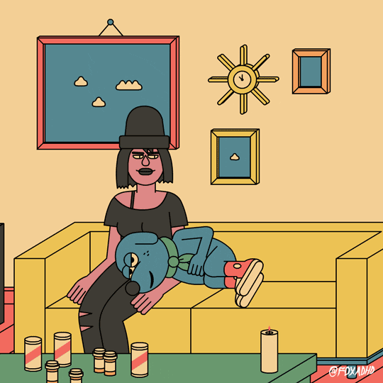 Dog Fox GIF by Animation Domination High-Def