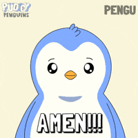 Can I Get An Amen Yes GIF by Pudgy Penguins