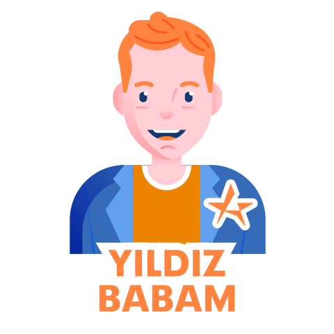 dad father Sticker by Altınyıldız Classics