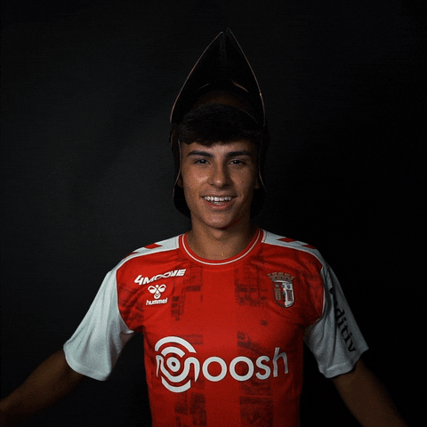 Happy Football GIF by SC Braga