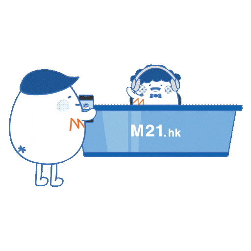 News Anchor Family Sticker by M21.hk