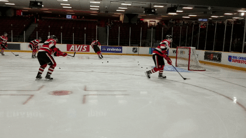 hockey warmups GIF by Ottawa 67's