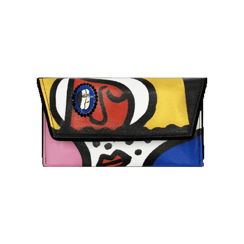 kentstetson abstract clutch fine art abstract art Sticker
