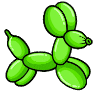 Dog Balloon Sticker by NMStateFair