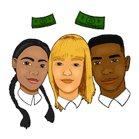 Money Relationships Sticker by NETFLIX