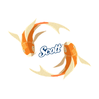 Fish Orange Sticker by Scott Malaysia