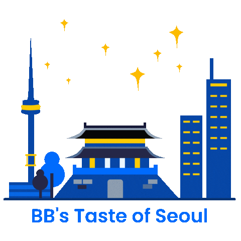 Seoul Sticker by BlueBasket