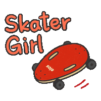 Women Power Girl Sticker by Elos Skateboards
