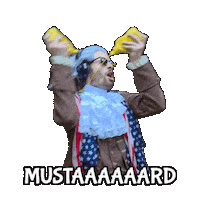 Mustard Condiment Sticker