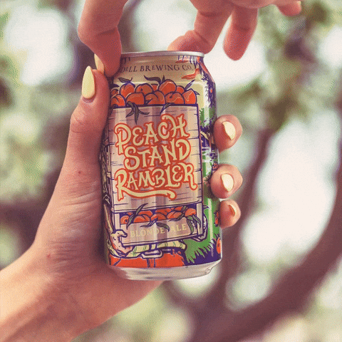 Summer Peach GIF by Odell Brewing Company