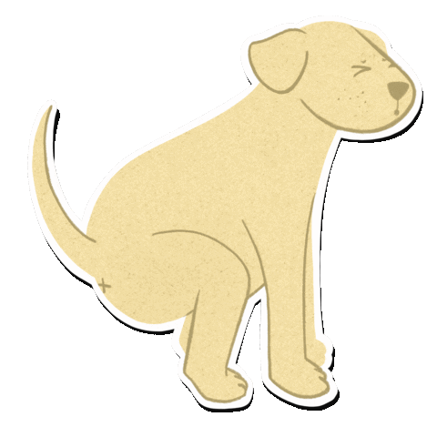 Happy Dog Sticker