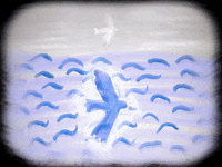 Bird Love GIF by Barbara Pozzi