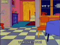 Running Away Season 3 GIF by The Simpsons