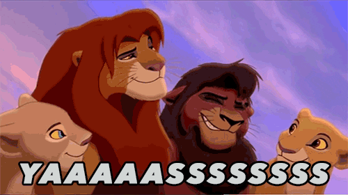lion king yes GIF by Yosub Kim, Content Strategy Director