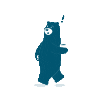 Bear Zoo Sticker by Huggs Coffee
