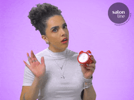 salonline girl time youtuber clock GIF