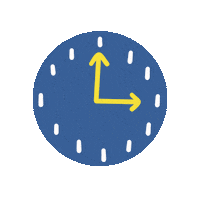 creajeneva time wait clock candles Sticker