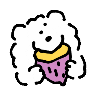 Dog 食べる Sticker