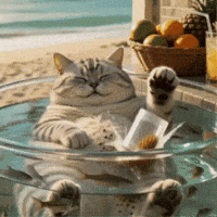 Stressed Tabby Cat GIF