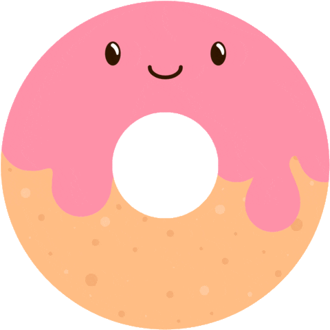 Happy Donut Sticker