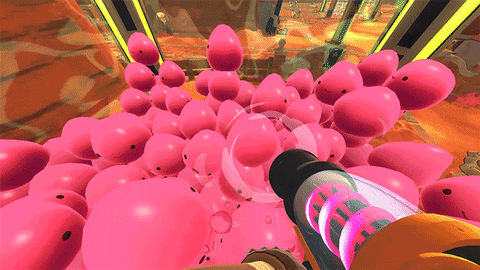 shooting pink slime GIF by Slime Rancher