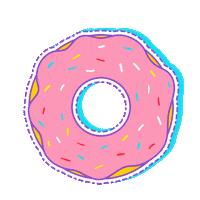 Donut Sticker by Pepe Revolution