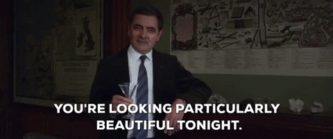 you're looking particularly beautiful johnny english GIF by Johnny English Strikes Again