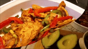chicken fajitas GIF