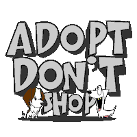 Dog Adopt Sticker