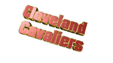 Cleveland Cavaliers Sport Sticker by GIPHY Text