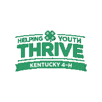 kentucky4hyouthdevelopment 4h ky4h kentucky4h helpingyouththrive Sticker