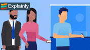Explainly art animation money animated GIF