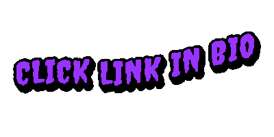cyderspyder link click click here link in bio Sticker