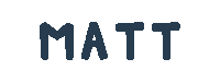 Matt Sticker by Meroware