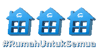 ptsmfpersero home house rumah investasi Sticker