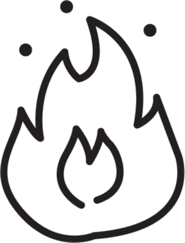 flambee giphyupload fuego lorena flambe Sticker