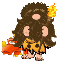 Dinosaur Gnome Sticker