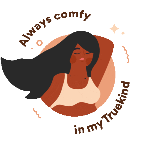 Truekind confidence comfy blackgirlmagic truekind Sticker