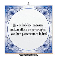 Nl Geld Sticker by Tegelspreuken.nl