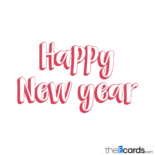 theecards giphyupload happy new year happynewyear 2025 Sticker