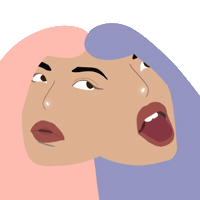 sihayarts ugh eye roll eyeroll roll eyes Sticker