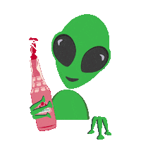 Outer Space Party Sticker by Jarritos