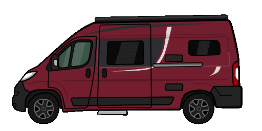 Van Roadtrip Sticker by The Upcycling Camper