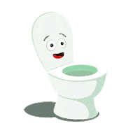 uniquefessler shit mull toilette klo Sticker