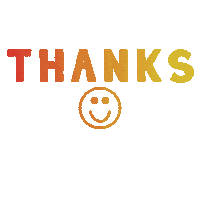 Happy Thanks Sticker