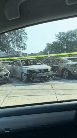 Cars Torched at Dealership During Night of Anti-Racism Protests in Kenosha, Wisconsin