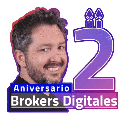 2Aniversario Sticker by BrokersDigitales