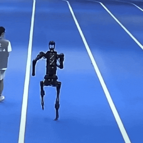 Robot Falling Over GIF by Respective